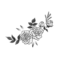My project for course: Botanical Tattoo with Pointillism. Ilustração tradicional, Desenho de tatuagens e Ilustração botânica projeto de Thaís Rodrigues - 05.03.2024