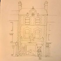 My project for course: Watercolor Urban Illustration: Portray your City. Un progetto di Pittura, Disegno, Pittura ad acquerello e Illustrazione architettonica di berdowd - 09.03.2024
