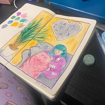 My project for course: Exploratory Sketchbook: Find Your Drawing Style. Un proyecto de Ilustración tradicional, Bocetado, Creatividad, Dibujo, Pintura a la acuarela, Sketchbook y Pintura gouache de Frankie - 06.03.2024