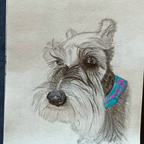 Mi proyecto del curso: Retratos de Mascotas en Lápices de Colores. Traditional illustration, and Naturalistic Illustration project by Azareel Gasca - 03.10.2024