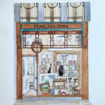 My project for course: Watercolor Urban Illustration: Portray Your City. Un progetto di Pittura, Disegno, Pittura ad acquerello e Illustrazione architettonica di dyandean - 08.03.2024