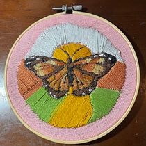 Meu projeto do curso: Técnicas de bordado realista. Traditional illustration, Embroider, and Textile Design project by Leonor Capelo - 03.10.2024