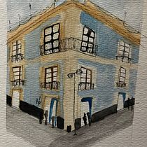 Mi proyecto del curso: Dibujo arquitectónico con acuarela y tinta. Sketching, Drawing, Watercolor Painting, Architectural Illustration, Sketchbook & Ink Illustration project by Hiromy Gtz Rvo - 03.23.2024