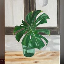 Mi proyecto del curso: Pintura realista al óleo: el color en la vegetación. Fine Arts, Painting, Oil Painting, and Naturalistic Illustration project by Roberto Quiñones - 03.11.2024