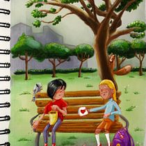 Mi proyecto del curso: Ilustración en Procreate: técnicas de dibujo para el día a día. Een project van Ontwerp van personages,  Tekening, Digitale illustratie, Kinderillustratie y Digitale tekening van Alberto Pérez Vilar - 11.03.2024