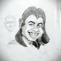 Mój projekt z kursu: Grafitowy portret karykaturalny. Ilustração tradicional, Desenho, e Desenho de retrato projeto de Agnieszka Czekalska - 11.03.2024