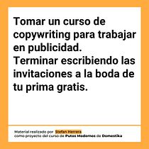 Mi proyecto del curso: Copywriting para copywriters. Projekt z dziedziny  Reklama, Cop, writing, Stor, telling i Komunikacja użytkownika Stefan Herrera - 10.03.2024