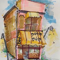 Meu projeto do curso: Desenho arquitetônico expressivo com marcadores coloridos. Sketching, Drawing, Architectural Illustration, Sketchbook & Ink Illustration project by gustaroller - 03.09.2024