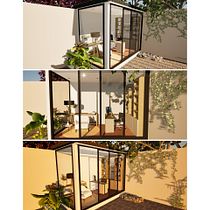 Diseño de interiores de principio a fin  -  Bunker Prisma Creativo. Un projet de Architecture d'intérieur, Design d'intérieur, Décoration d'intérieur , et Design d'espace de Dariela Martínez - 07.03.2024