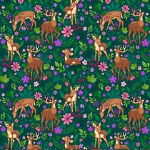 Mon projet du cours : Illustration numérique de motifs inspirés de la faune et la flore. Un progetto di Illustrazione tradizionale, Pattern design, Disegno, Illustrazione digitale e Illustrazione botanica di caroline_gt - 12.03.2024