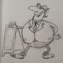 My project for course: Introduction to the Creation of Cartoon Style Characters. Un projet de Illustration traditionnelle, Conception de personnages, Dessin, Animation , et Design graphique de ugur.zurnaci - 12.03.2024