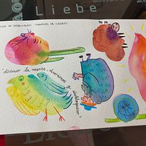 Mi proyecto del curso: Técnicas de dibujo para perder el miedo a la hoja en blanco. Design, Traditional illustration, Character Design, Creativit, Drawing, and Watercolor Painting project by Belén Trinidad - 03.12.2024