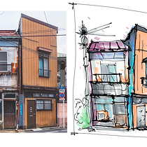 My project for course: Expressive Architectural Sketching with Colored Markers. Sketching, Drawing, Architectural Illustration, Sketchbook & Ink Illustration project by Jerson Gonzalez - 03.12.2024