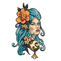 Meu projeto do curso: Design de tatuagem neotradicional. Un projet de Dessin, Illustration numérique, Conception de tatouage , et Dessin numérique de Bruna Lobo - 09.03.2024