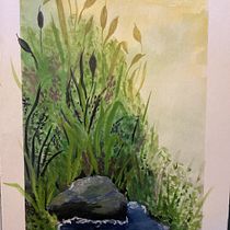 My project for course: Fantasy Landscapes with Watercolor & Gouache. Un progetto di Belle arti, Pittura, Pittura ad acquerello, Illustrazione naturalistica e Pittura gouache di anderclan - 12.03.2024