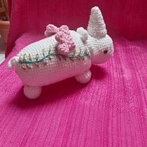 Mi proyecto del curso: Diseño y creación de amigurumis. Projekt z dziedziny Craft, Projektowanie zabawek,  Tkactwo, DIY, Sz, dełkowanie, Amigurumi, Wzornictwo tekst i liów użytkownika Gabriela Torres - 12.03.2024