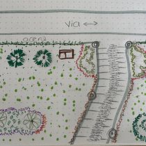 Mi proyecto del curso: Introducción al diseño de paisajes. Un projet de Design d'intérieur, Pa, sagisme, Illustration architecturale , et Design d'espace de carorestrepo28 - 12.03.2024