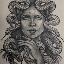 Mi proyecto del curso: Tatuaje para principiantes. Tattoo Design project by Sara Vega Casero - 03.13.2024
