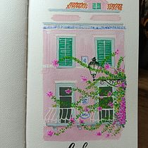 My project for course: Gouache Techniques for Illustration Ein Projekt aus dem Bereich Traditionelle Illustration, Skizzenentwurf, Kreativität, Zeichnung, Aquarellmalerei, Sketchbook und Gouachemalerei von Lely Triastiti - 08.03.2024