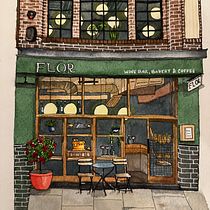 My project for course: Watercolor Urban Illustration: Portray your City Ein Projekt aus dem Bereich Malerei, Zeichnung, Aquarellmalerei und Architektonische Illustration von rtwyerou - 13.03.2024