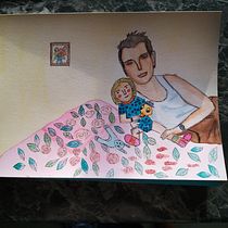 Il mio progetto del corso: Illustrazione giocosa con acquerello e matite colorate. Ilustração tradicional, Pintura, Pintura em aquarela, Desenho de retrato, e Desenho com lápis de cor projeto de supremecastle_claudia - 13.03.2024