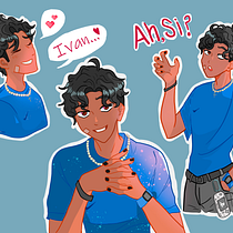 Mi proyecto del curso: Ilustración digital de personajes manga. Traditional illustration, Character Design, Comic, Digital Illustration, and Manga project by Andres danilo Agudelo Rangel - 01.17.2024