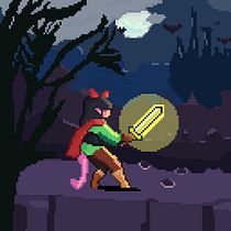 Meu projeto do curso. Un progetto di Character design, Videogiochi, Pixel art e Progettazione di videogiochi di Larissa Maria Aniquiarico - 04.03.2024