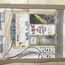 My project for course: Watercolor Urban Illustration: Portray your City. Un progetto di Pittura, Disegno, Pittura ad acquerello e Illustrazione architettonica di ben33jeff - 13.03.2024