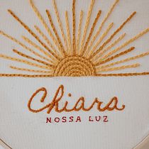 Meu projeto do curso: Técnicas básicas para bordado de letras. Un progetto di Ricamo e Textile Design di Fernanda Marqui - 14.03.2024