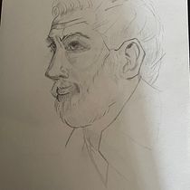 Mi proyecto del curso: Sketchbook de retrato: explora el rostro humano. Sketching, Drawing, Portrait Drawing, Artistic Drawing, and Sketchbook project by tere_21 - 03.14.2024