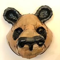 My Panda project for course: Cardboard Sculptures for Beginners. Character Design, Arts, Crafts, Fine Arts, and Sculpture project by Andrew Hemming - 02.26.2024