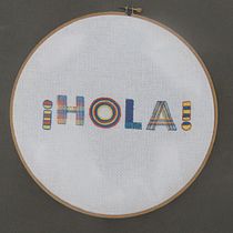 Mi proyecto del curso: Letras bordadas: el hilo como herramienta gráfica. Un projet de Broderie , et Design textile de Laura Peluso - 14.03.2024