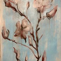 Mi proyecto del curso: Pintura floral expresiva con acrílicos. Fine Arts, Painting, Acr, lic Painting, and Botanical Illustration project by Laura Poletti - 03.14.2024