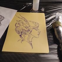 Mi proyecto del curso: Técnicas de tatuaje blackwork con línea fina. Un progetto di Design di tatuaggi di Stefano Santillan Andrade - 14.03.2024