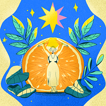 Mi proyecto del curso: Composición creativa para ilustración con Procreate. Criatividade, Ilustração digital, e Desenho digital projeto de Citlali Gallardo - 14.03.2024