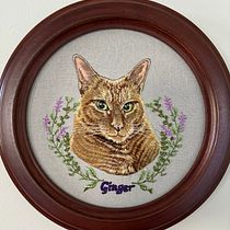 My project for course: Embroidered Pet Portraits: The Thread Painting Technique. Embroider, Naturalistic Illustration, and Textile Design project by Kimberly Layton - 03.14.2024
