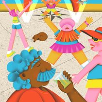 Meu projeto do curso: Ilustração de personagens expressivos. Traditional illustration, Character Design, Drawing, and Digital Illustration project by Lisye Freire - 03.14.2024