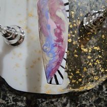 Mi proyecto final del curso: Introducción al nail art. Een project van  Ontwerp, Traditionele illustratie, Schilderij, Patroonontwerp y Decoratief schilderen van Airam Sheccid Sánchez Mendoza - 12.03.2024