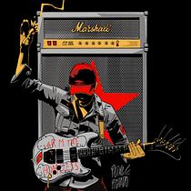 Tom Morello - Rage Against the Machine - Curso "A todo volume". Ilustração tradicional, Ilustração digital, e Desenho digital projeto de João Ariozo - 15.03.2024