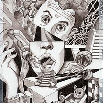 Mein Abschlussprojekt für den Kurs: Traumhafte Illustrationen: Bring deine Originalität zu Papier Ein Projekt aus dem Bereich Traditionelle Illustration, Zeichnung und Illustration mit Tinte von roxy2809 - 23.02.2023