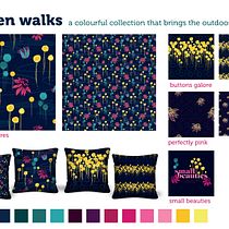 My project for course: Pattern design for homeware products. Un progetto di Graphic design, Product design, Pattern design e Illustrazione digitale di Kate Davies - 15.03.2024