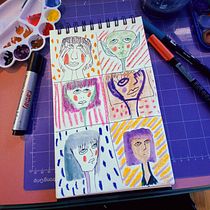 Meu projeto do curso: Exercícios no sketchbook para crescer artisticamente. Traditional illustration, Fine Arts, Sketching, Drawing, and Sketchbook project by Joana Maria - 03.14.2024