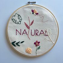 Meu projeto do curso: Técnicas básicas para bordado de letras. Un progetto di Ricamo e Textile Design di nandaaplopes - 11.03.2024