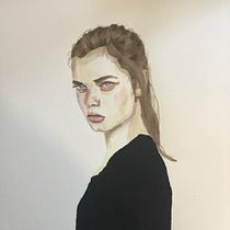 Mon projet du cours : Portrait à l'aquarelle d'après une photo. Un projet de Illustration traditionnelle, Aquarelle , et Dessin de portrait de sandrine.cerqueira1 - 16.03.2024