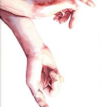 Mój projekt z kursu: Ekspresyjne obrazy dłoni wykonane akwarelą. Painting, Watercolor Painting, and Figure Drawing project by Olga Kozyra - 03.17.2024