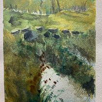My project for course: Natural Landscapes in Watercolor. Un progetto di Belle arti, Pittura e Pittura ad acquerello di joanna_bickerton - 17.03.2024