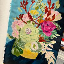 Il mio progetto del corso: Illustrazione botanica di dipinti floreali con acrilici. Fine Arts, Painting, Acr, lic Painting, and Botanical Illustration project by Alessandra Roncagliolo - 02.16.2024