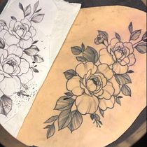 Meu projeto do curso: Tatuagem para principiantes. Tattoo Design project by Querlane Maria - 03.17.2024