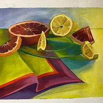 My project for course: Gouache Painting: Create Vibrant Works of Art. Fine Arts, Painting, Color Theor, and Gouache Painting project by marina_vino - 03.17.2024