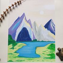Mon projet du cours : Dessin de paysage aux pastels : jouez avec la lumière. Traditional illustration, Fine Arts, Pencil Drawing, Drawing, and Artistic Drawing project by Émilie Brumeau - 03.18.2024